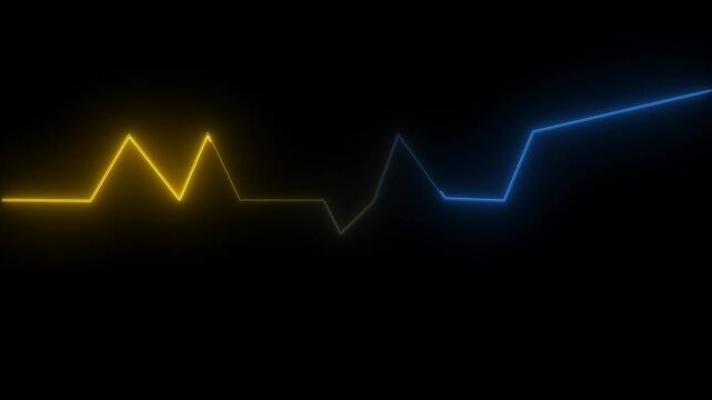 Heart Rate Monitor Electrocardiogram E kg Or Eco Looping background