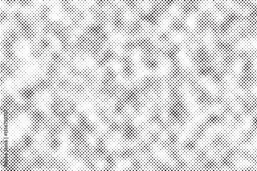 Aufkleber Abstract halftone seamless camouflage pattern. Repeating digital dotted hexagonal camo military texture background. Abstract modern fabric textile ornament. Vector illustration.