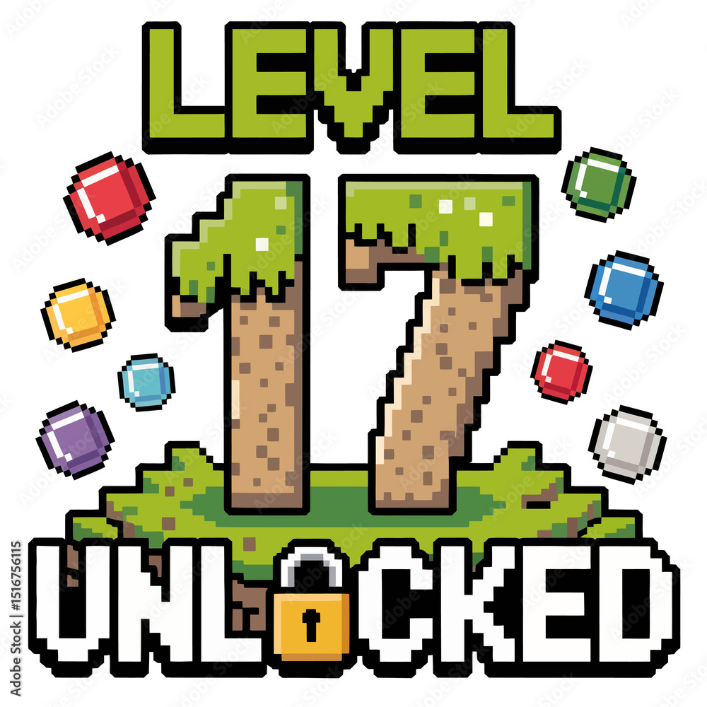 Fototapete pixelated graphics showcase the phrase 