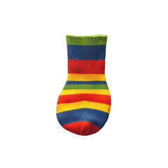 colorful socks on white background