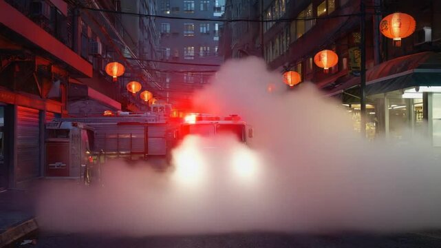 Fire truck in New York.