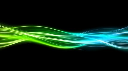 Naklejka premium Abstract neon wave design (19)