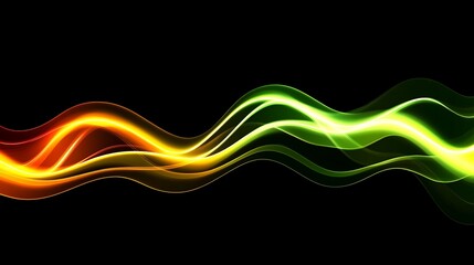 Abstract wavy lines of vibrant colors (5)