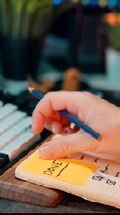 done sign on sticky note project checklist finalizing task