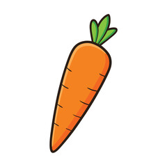 Fresh Orange Carrot Icon