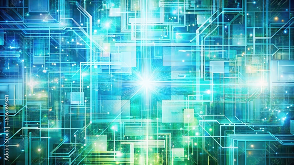 Poster Abstract Representation of a Complex Network System Featuring Interconnected Nodes and Data Streams