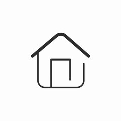 house roof icon icon sign vector