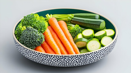 Assorted Fresh Vegetables In A Bowl