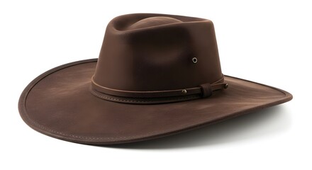 Classic Gaucho Hat from Argentina in Isolated View