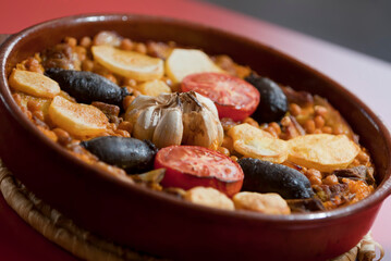 Cazuela de Arroz al horno de Valencia