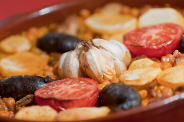 Cazuela de Arroz al horno de Valencia