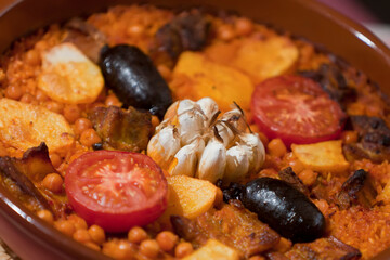 Cazuela de Arroz al horno de Valencia
