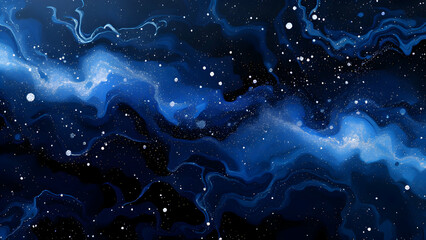 Cosmic Nebula Flow: Dark Blue White Galaxy Abstract Art.
Ethereal Space Design: Abstract Cosmic Flow Pattern.
Dreamy Star Art: Dark Blue Nebula Texture.
