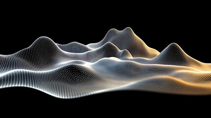 Obraz premium Abstract digital landscape (164)