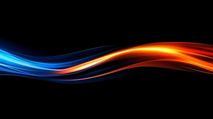 Abstract flowing waves of light (8)