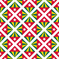 toogolese flag pattern. african background. vector illustration
