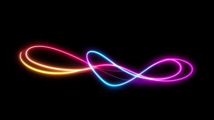 Abstract neon light trails (7)