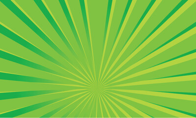 Abstract sun ray green star burst background. Green sun burst background.