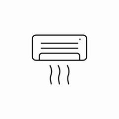 air conditioner icon sign vector