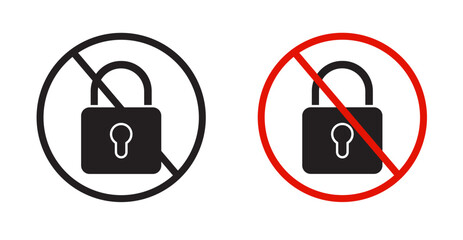 No lock sign © Neha