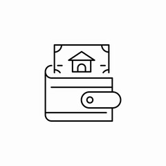 cahs wallet icon sign vector