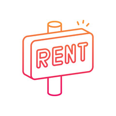 For Rent Vector icon