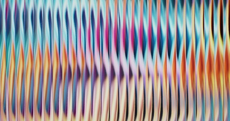 Abstract background. Multicolored sparkling ripples on vertical stripes