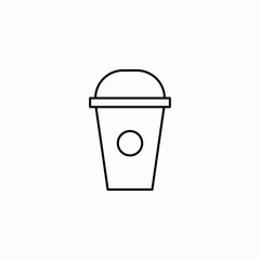 dome cup icon sign vector