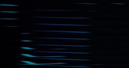 Abstract background. Blue stripes flash on black horizontal stripes