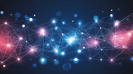 Obraz premium Abstract network graphic design (2)