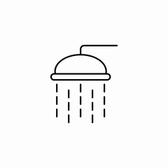 shower head icon sign vector