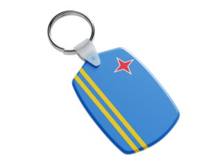 Aruba Flag Keychain
