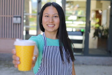 A very kind Latina worker 