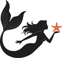 mermaid silhouette