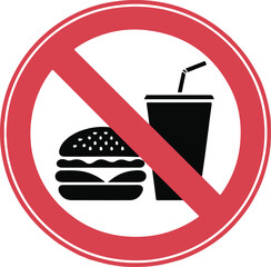 No eating and no drinks allowed