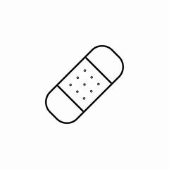 band aid icon sign vector