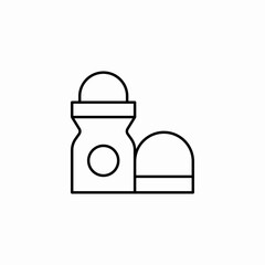 deodorant roller icon sign vector