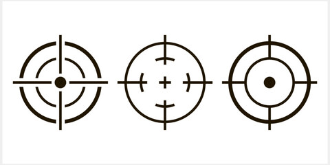 Aim icon. Idea, concept sign. Winner, target goal icon. Success logo. Stencil vector stock illustration