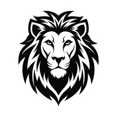 Majestic Lion Head Tribal Style Vector Illustration