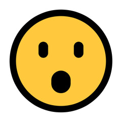 Fototapeta premium Face with Open Mouth 