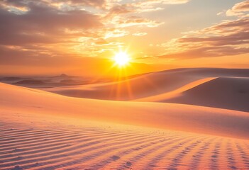 Sunset over the Sand Dunes