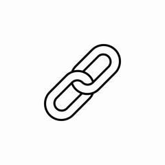 chain link icon sign vector