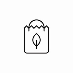 eco bag icon sign vector