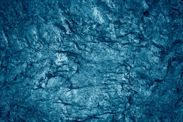 Blue stone background. Toned rock texture. 