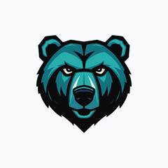 Bold Tiger Face Mascot Illustration with Intense Look for Gaming Identity and Apparel Artwork