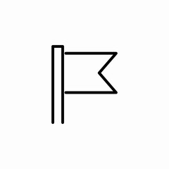 simple flag icon sign vector