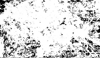 Distressed Grungy Texture Overlay: Black and White Monochrome Abstract Background with Splatter Effects for Digital Design and Creative Projects 177 characters