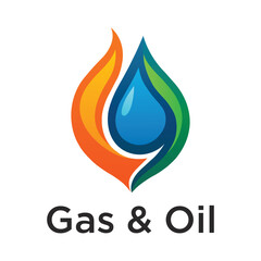 Gas and Oil Logo Design Vector File	