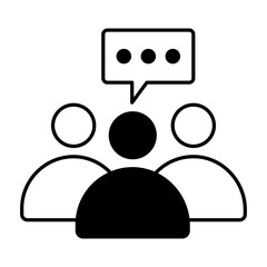 Customer Support Glyph icons