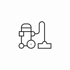 vacuum cleaner icon sign vector
